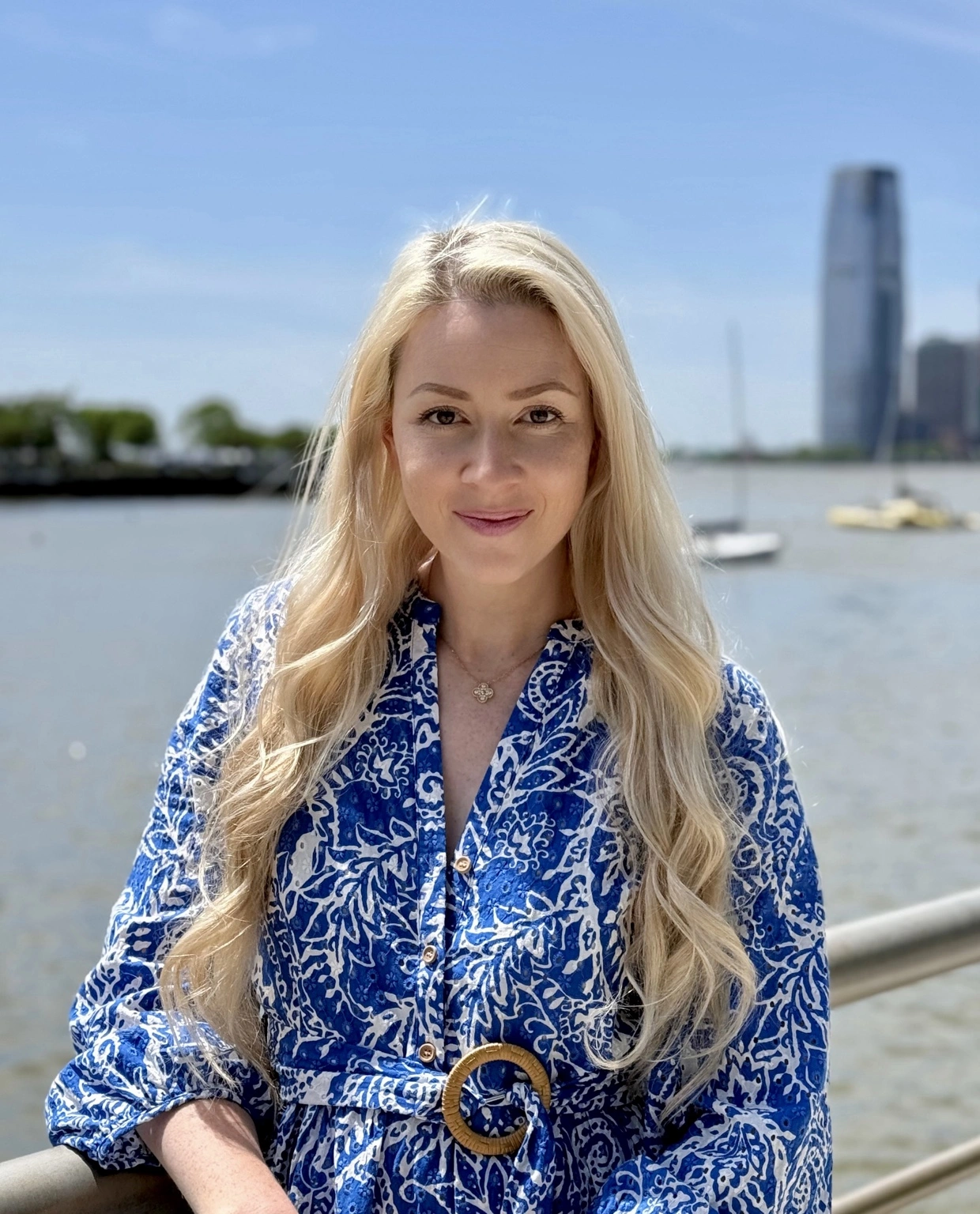 Portrait of Valerie, a NYC labor and delivery nurse, full spectrum birth doula, and postpartum doula supporting families across New York City.